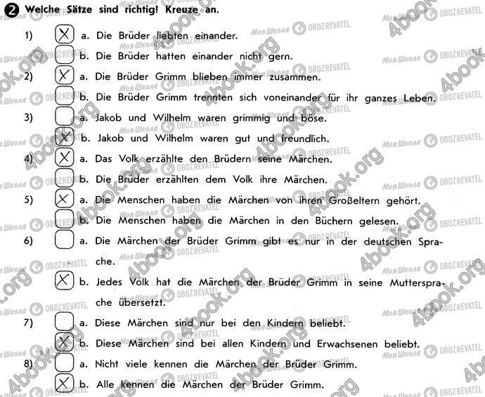 ГДЗ Немецкий язык 10 класс страница Стр95 Впр2